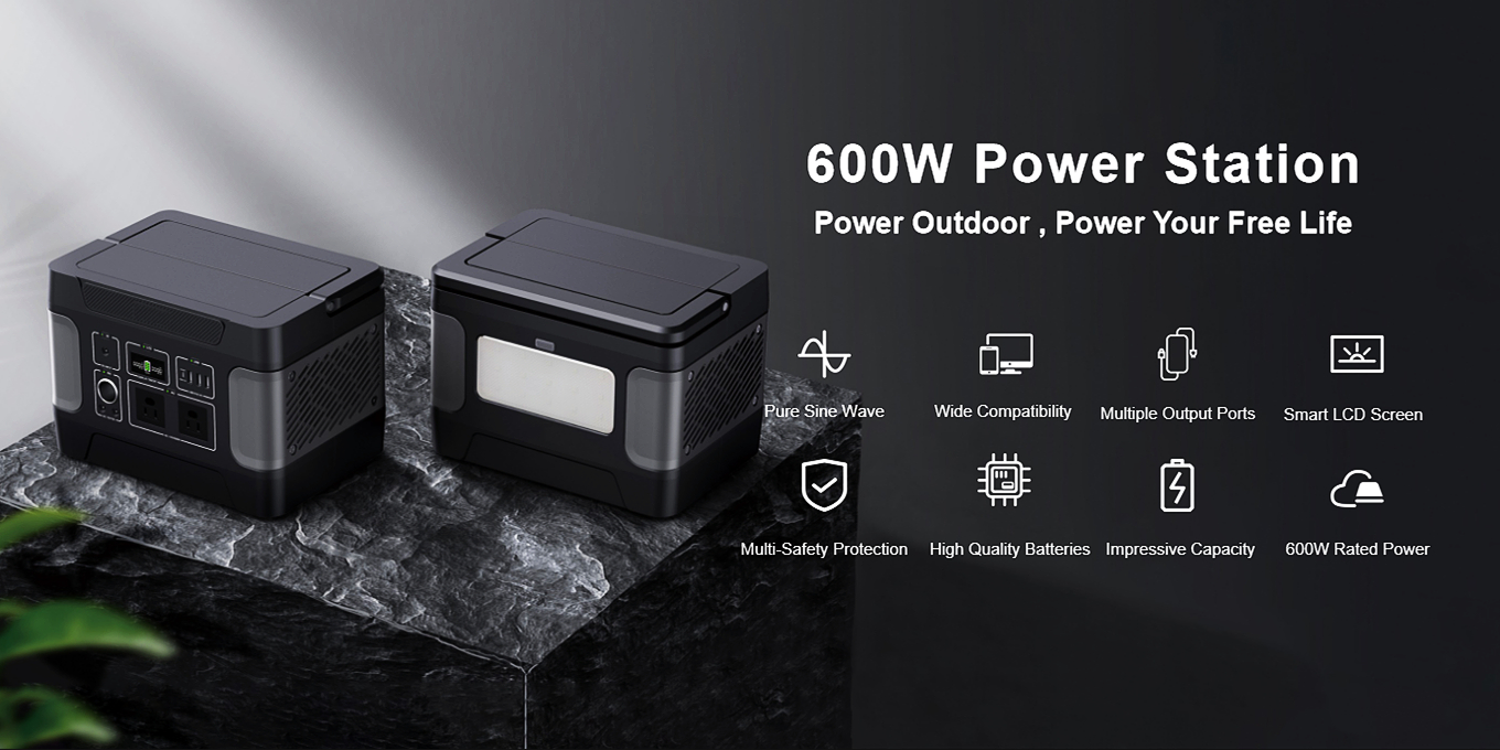 600 W lämpötehoinen aurinkogeneraattori hätälataukseen