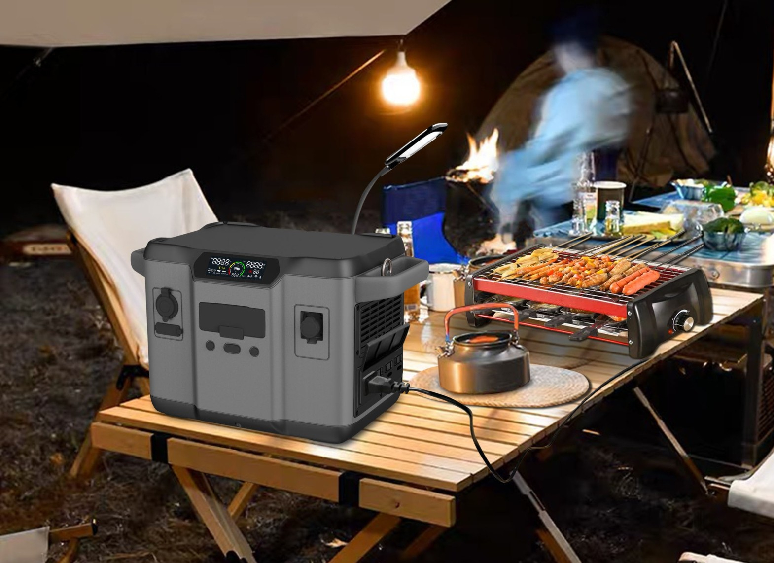 1200 W:n asuinenergian varastointilitiumparisto
